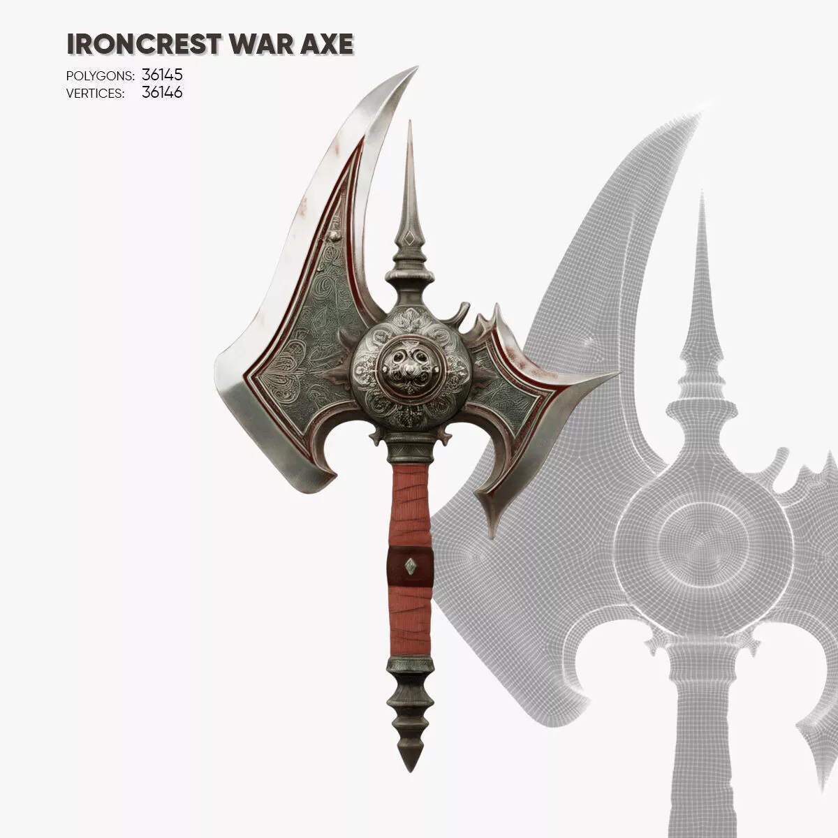 Ironcrest War Axe 3D model
