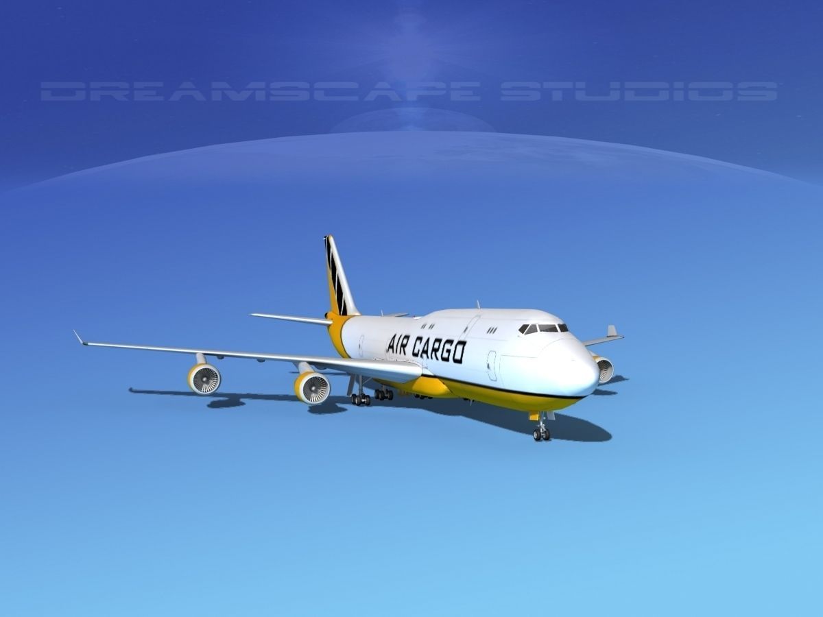 Boeing 747-8 Freighter 4 3D model_2
