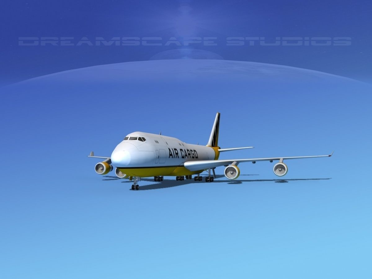 Boeing 747-8 Freighter 4 3D model_1