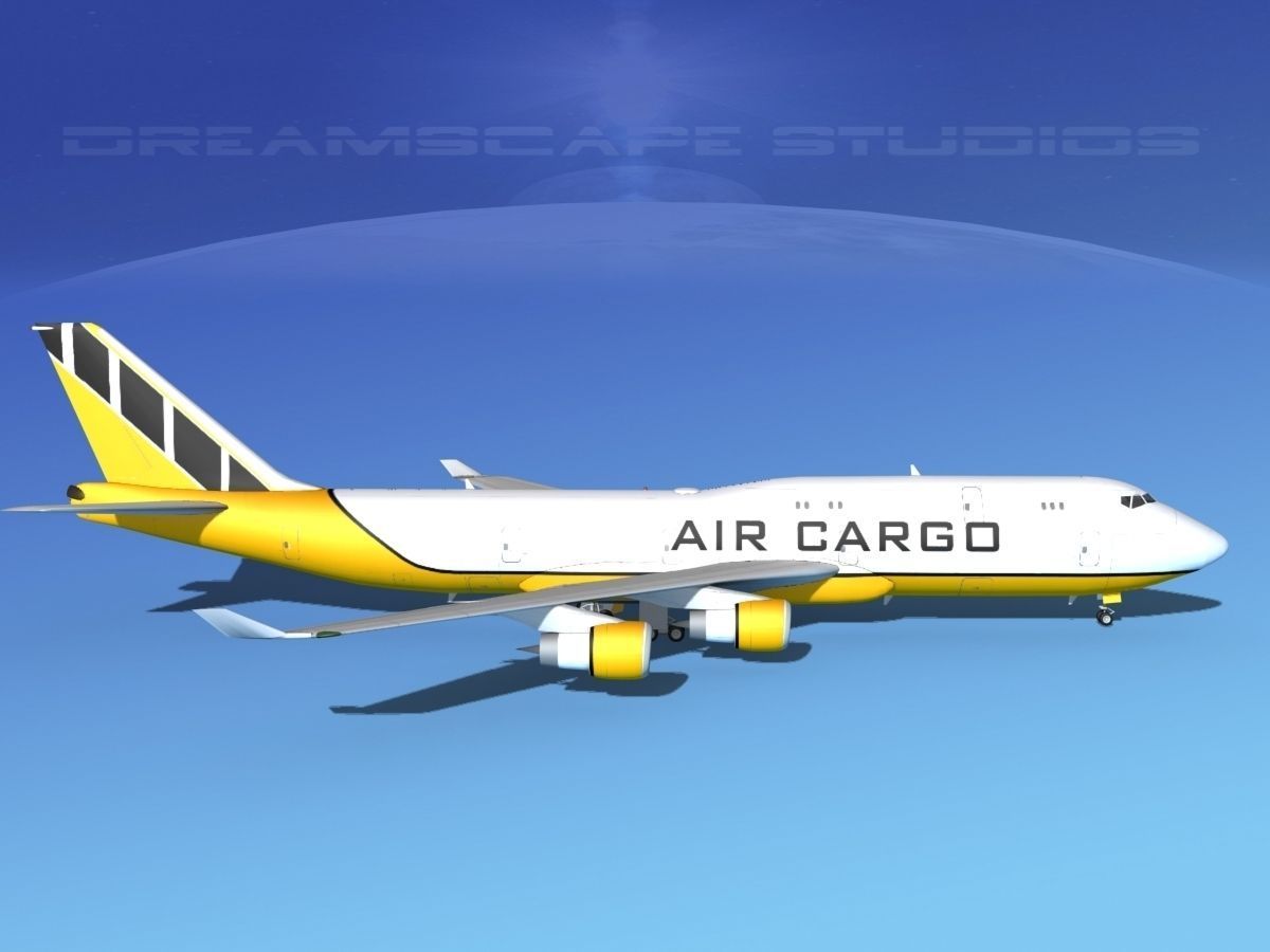 Boeing 747-8 Freighter 4 3D model_4
