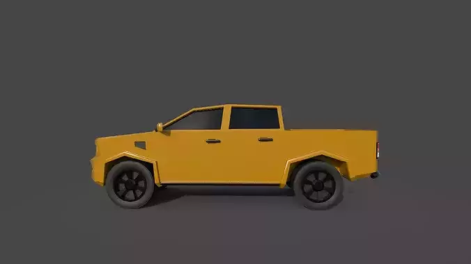 Low poly Car Low-poly 3D model 6
