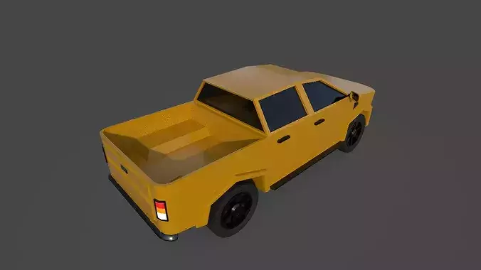 Low poly Car Low-poly 3D model 3