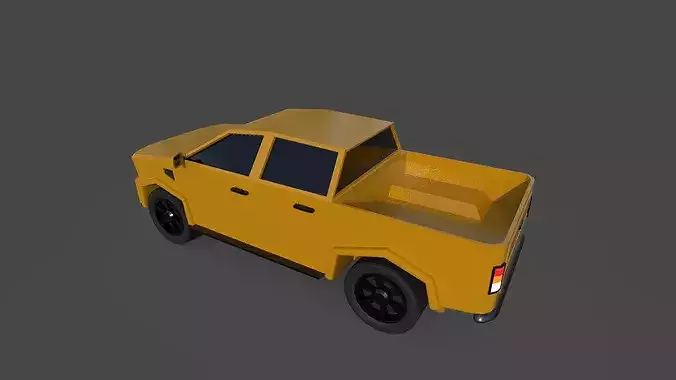 Low poly Car Low-poly 3D model 2