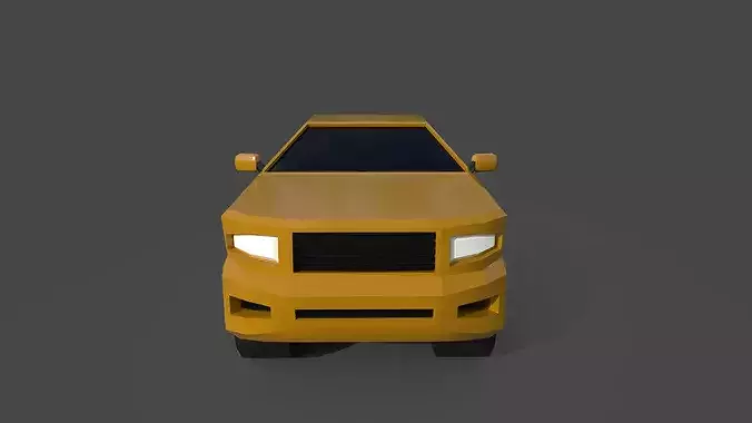 Low poly Car Low-poly 3D model 5