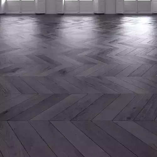 Oak Chevron dark floor
