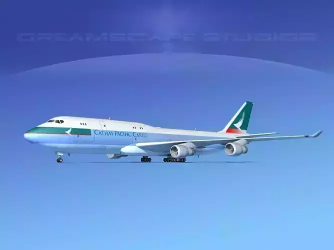 Boeing 747-8I Cathay Pacific Cargo 3D model