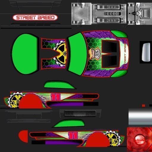 Mixed Highway 35 Vehicles Free low-poly 3D model_1