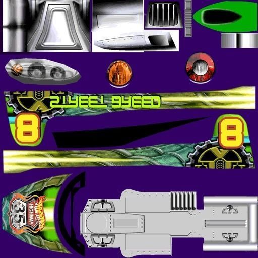 Mixed Highway 35 Vehicles Free low-poly 3D model_3