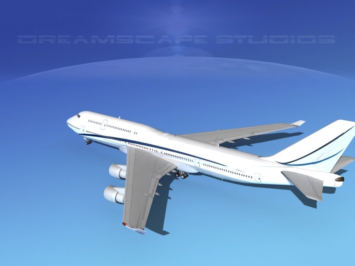 Boeing 747-8I Corporate 2 3D model_8