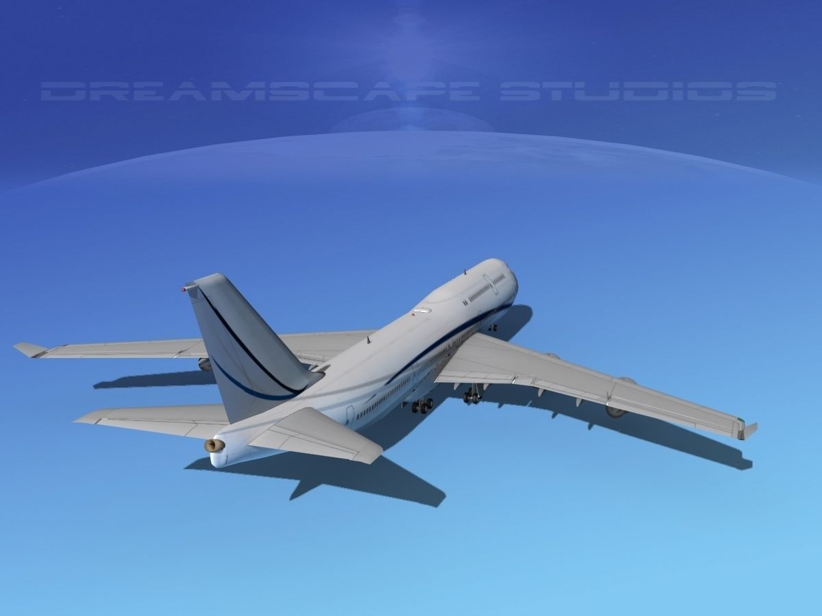 Boeing 747-8I Corporate 2 3D model_6