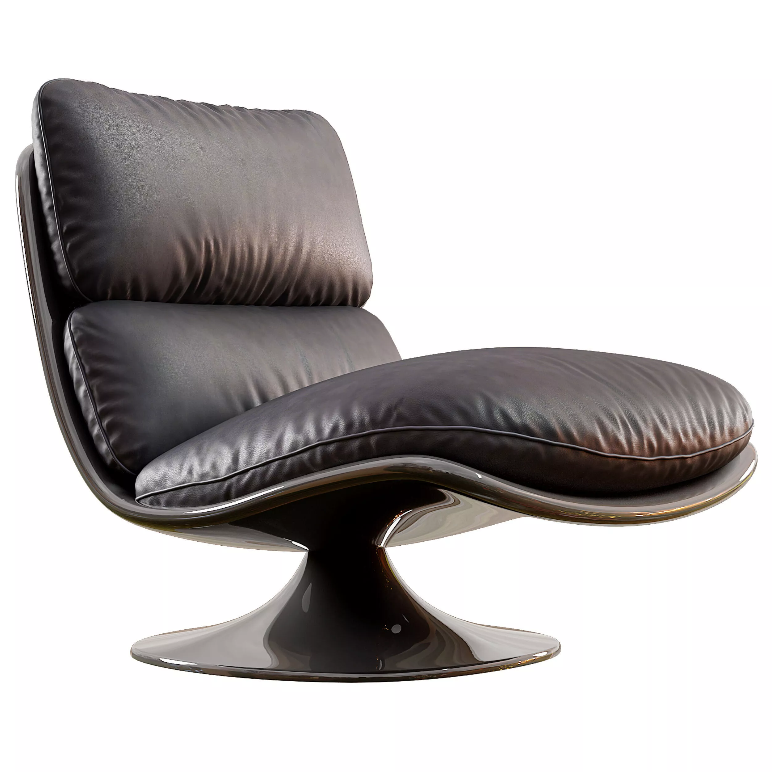 Minotti Pattie Swivel Armchair 3D model