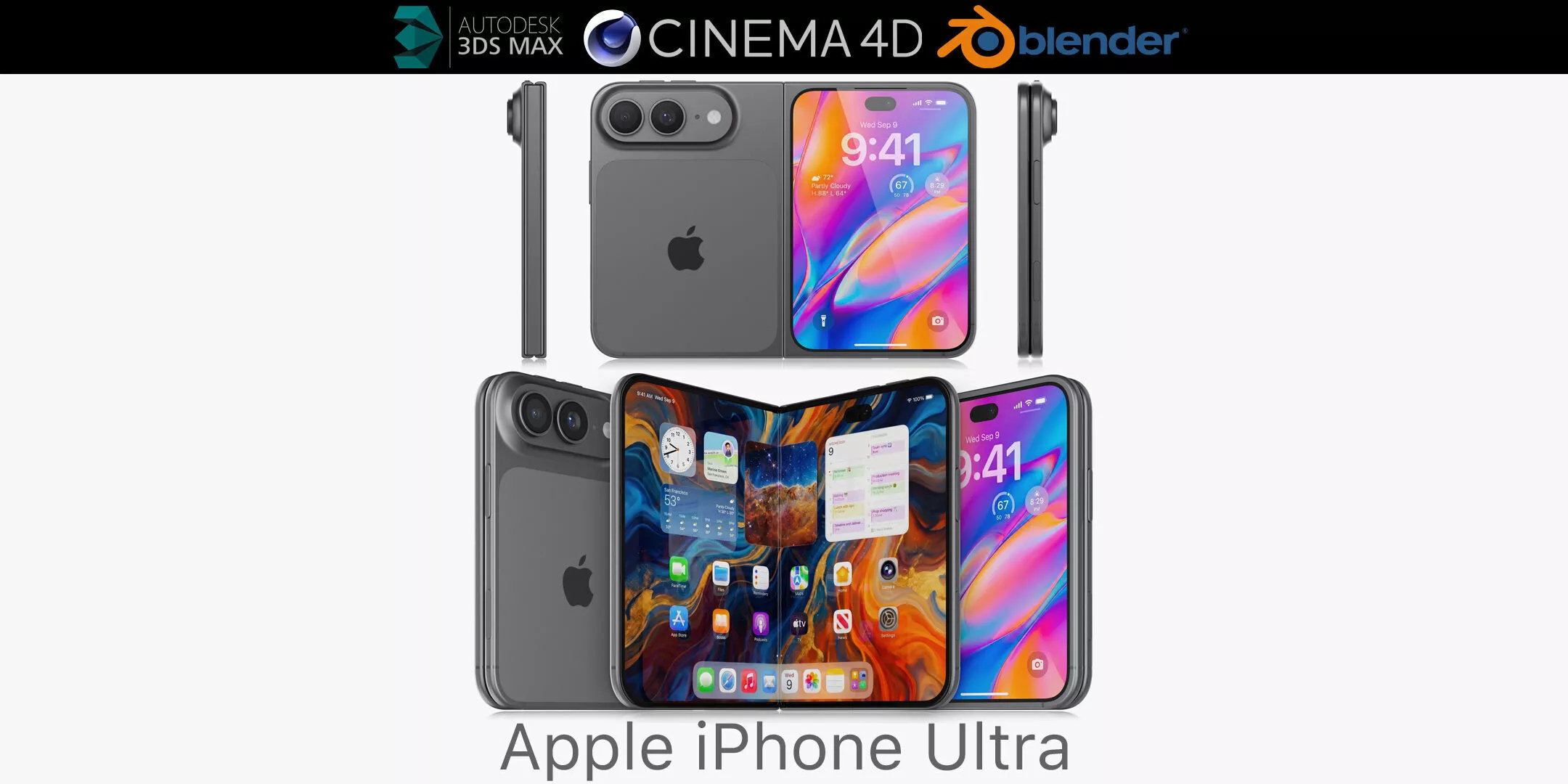 Apple iPhone Ultra ver3 3D model
