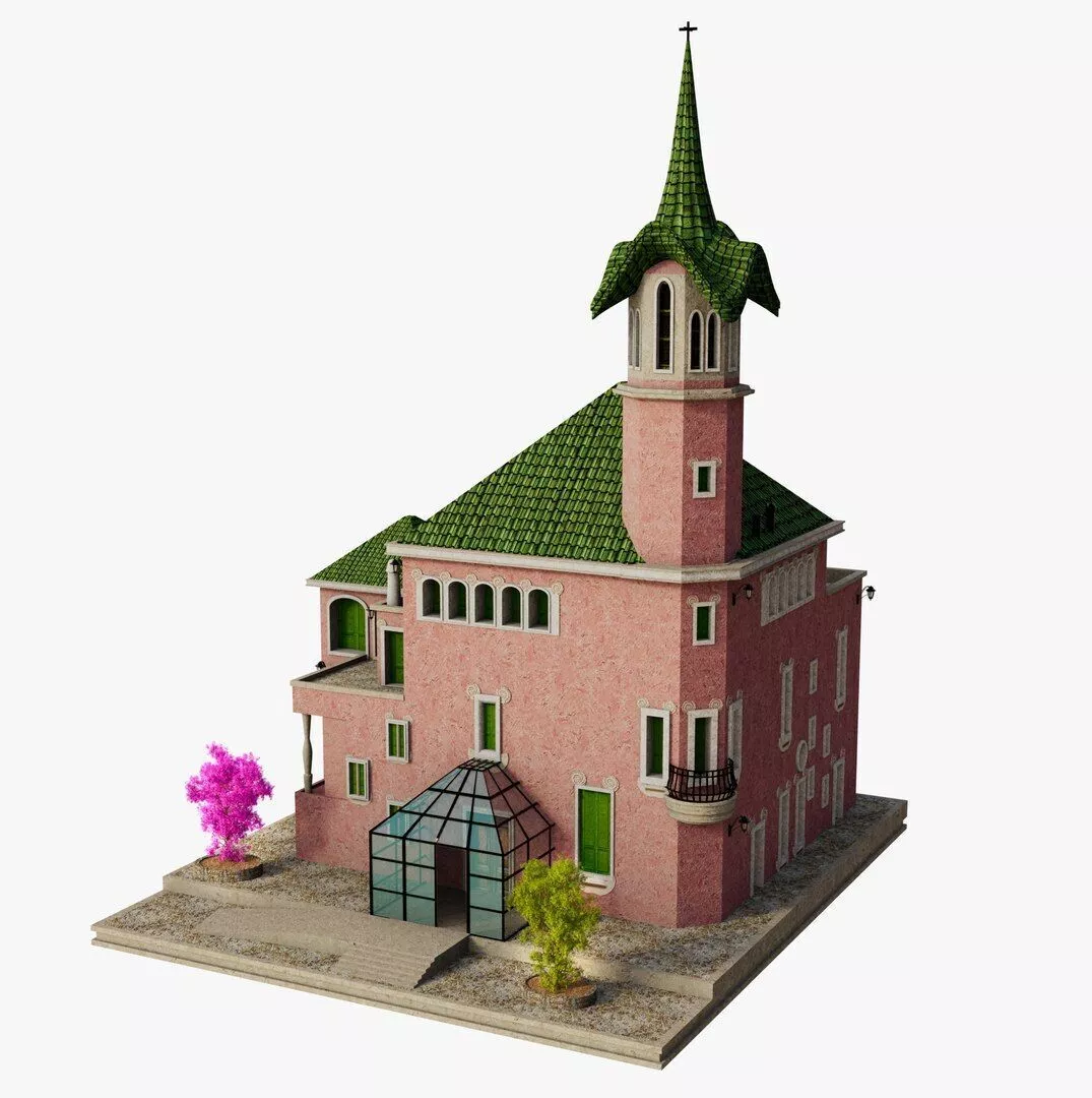 Gaudi House Museum 3D model