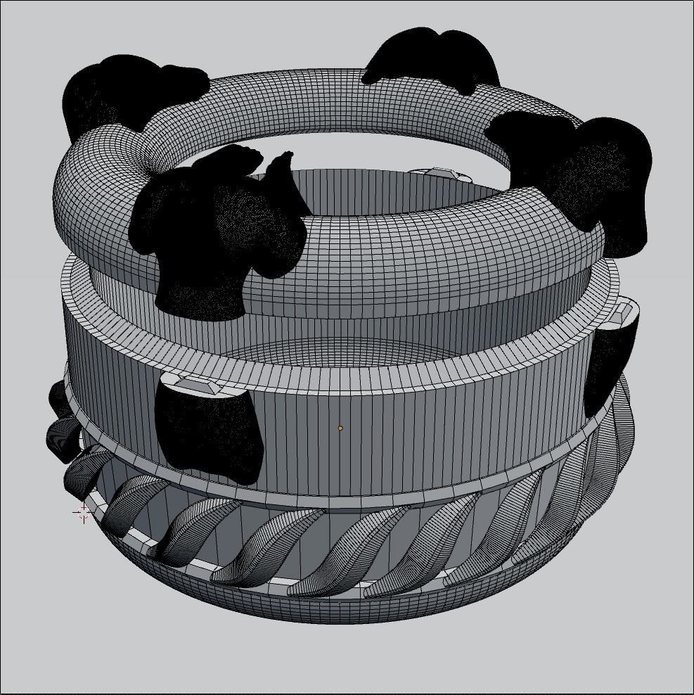 Asshtray M7 3D print model_6