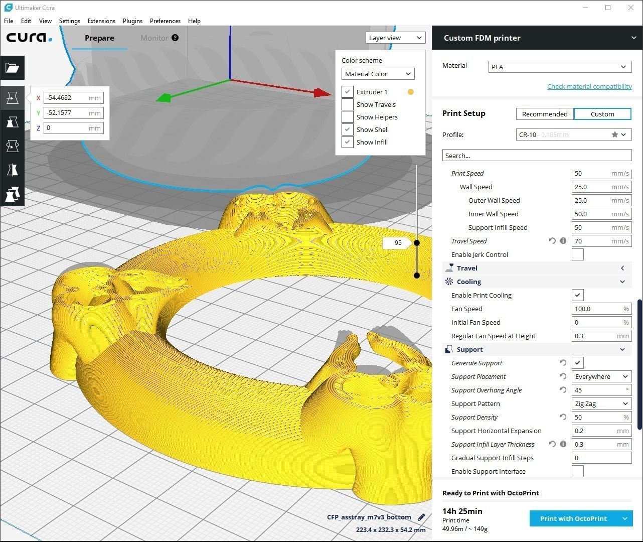 Asshtray M7 3D print model_11