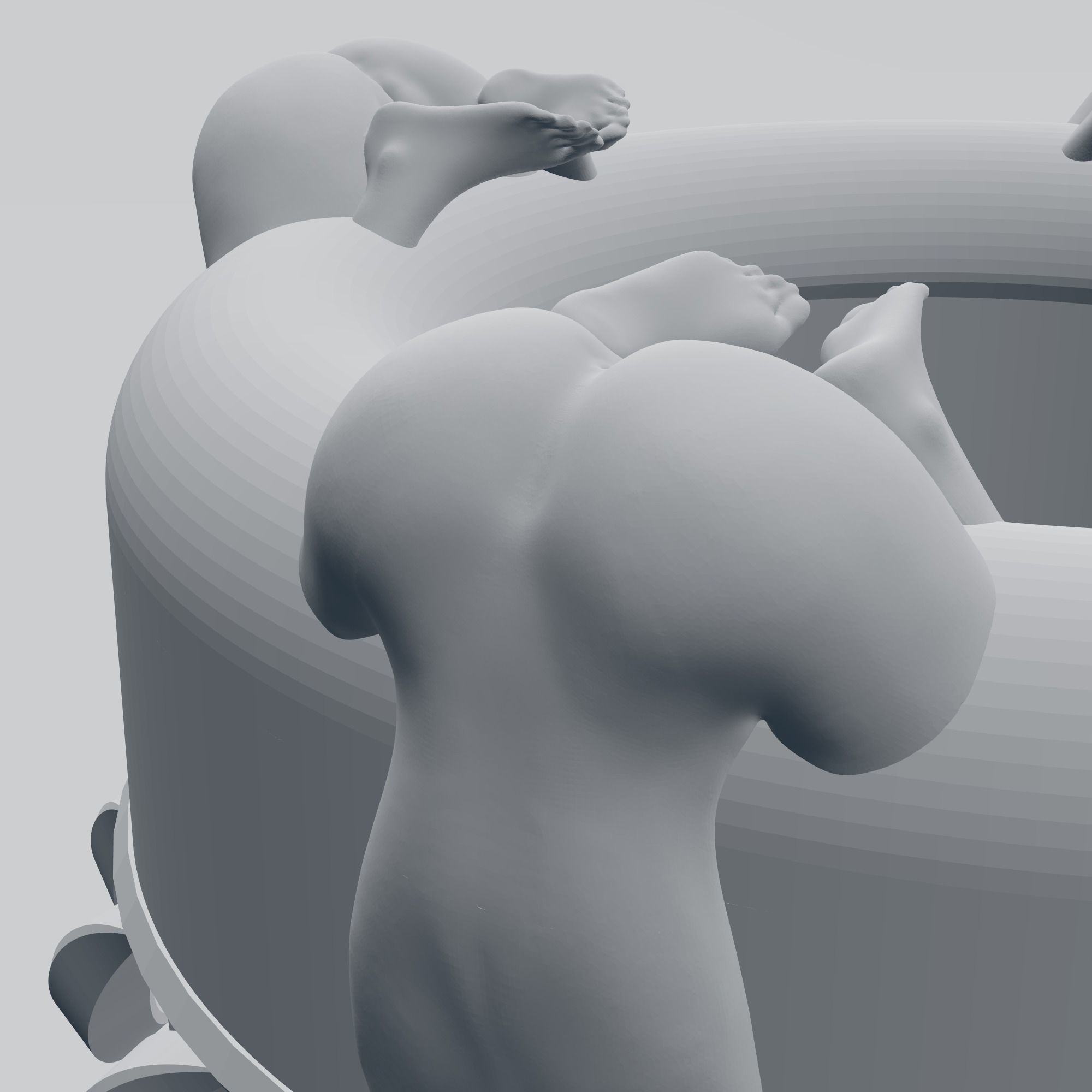 Asshtray M7 3D print model_4