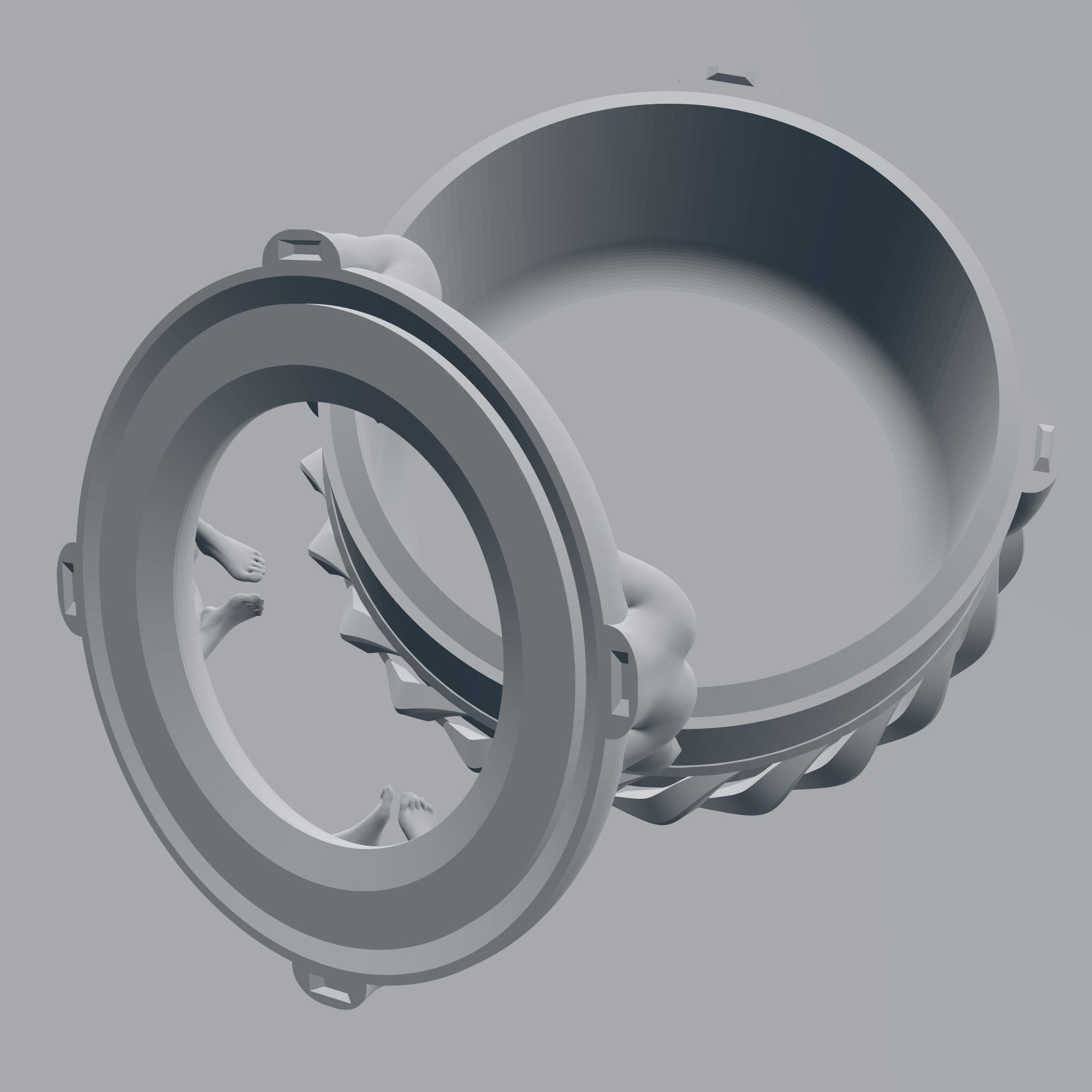 Asshtray M7 3D print model_0