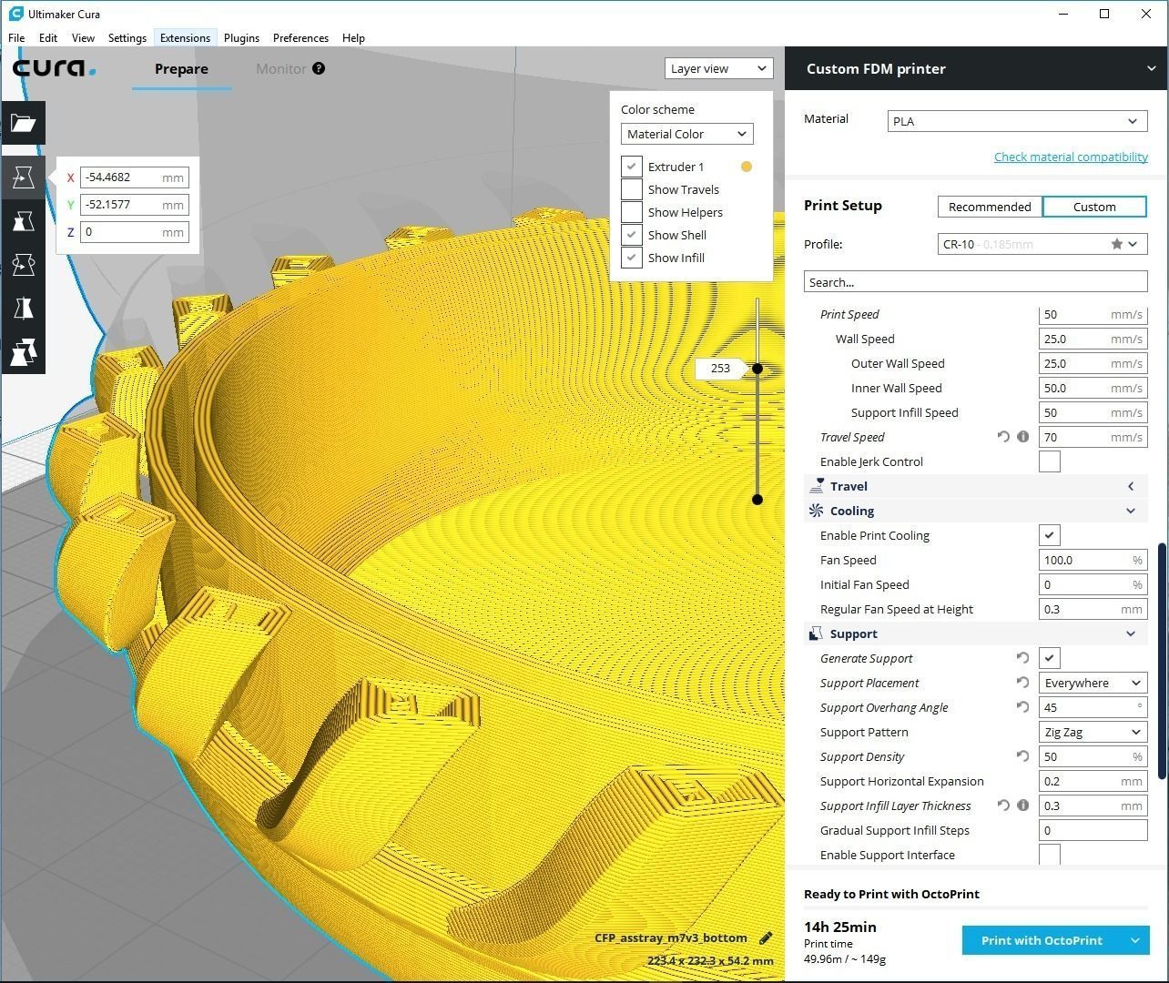Asshtray M7 3D print model_10