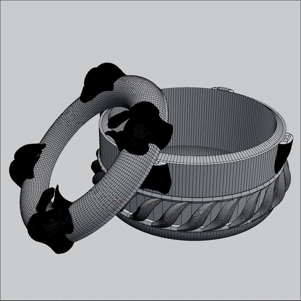 Asshtray M7 3D print model_7