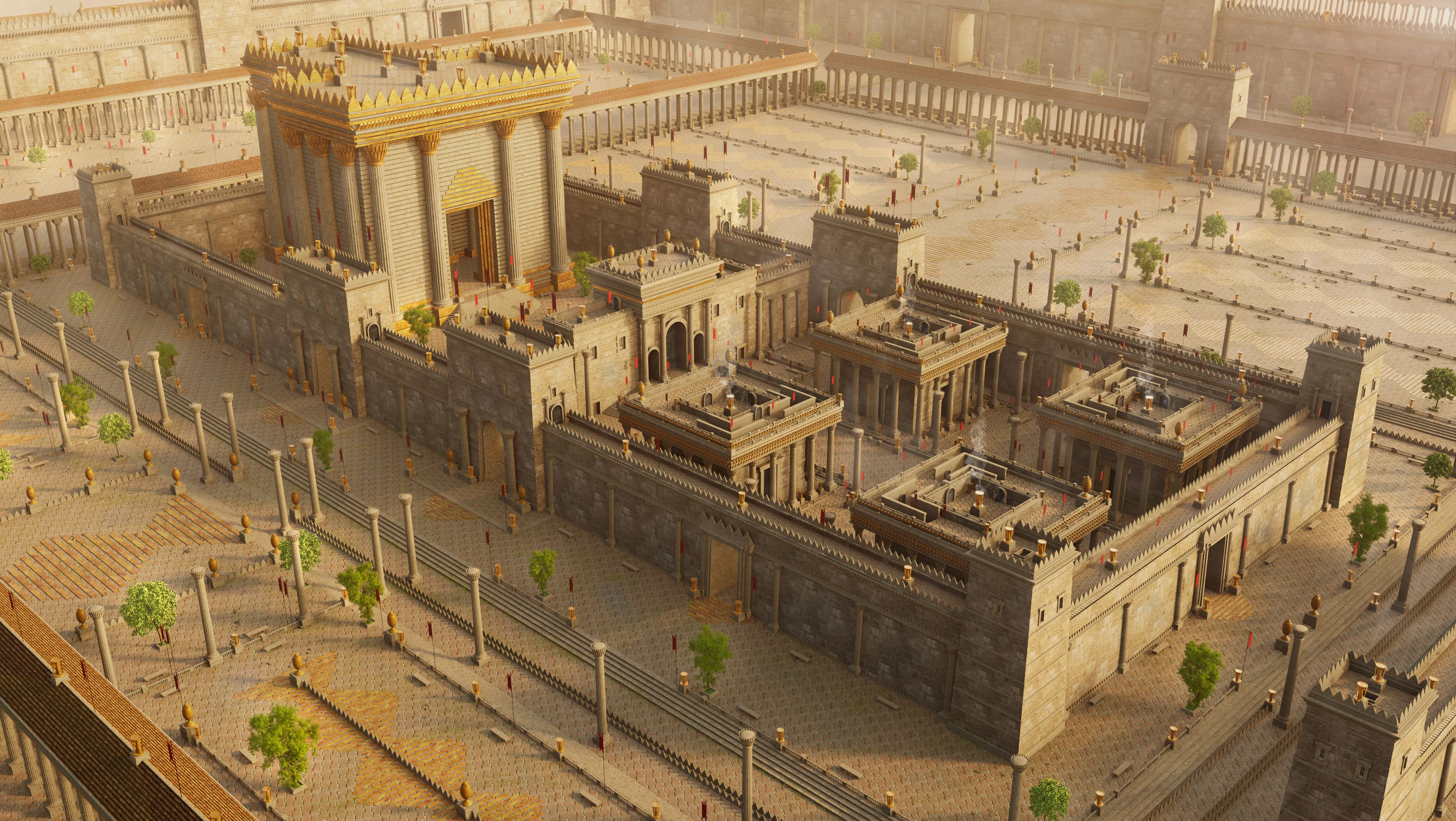 Temple Herod Environment 3D model