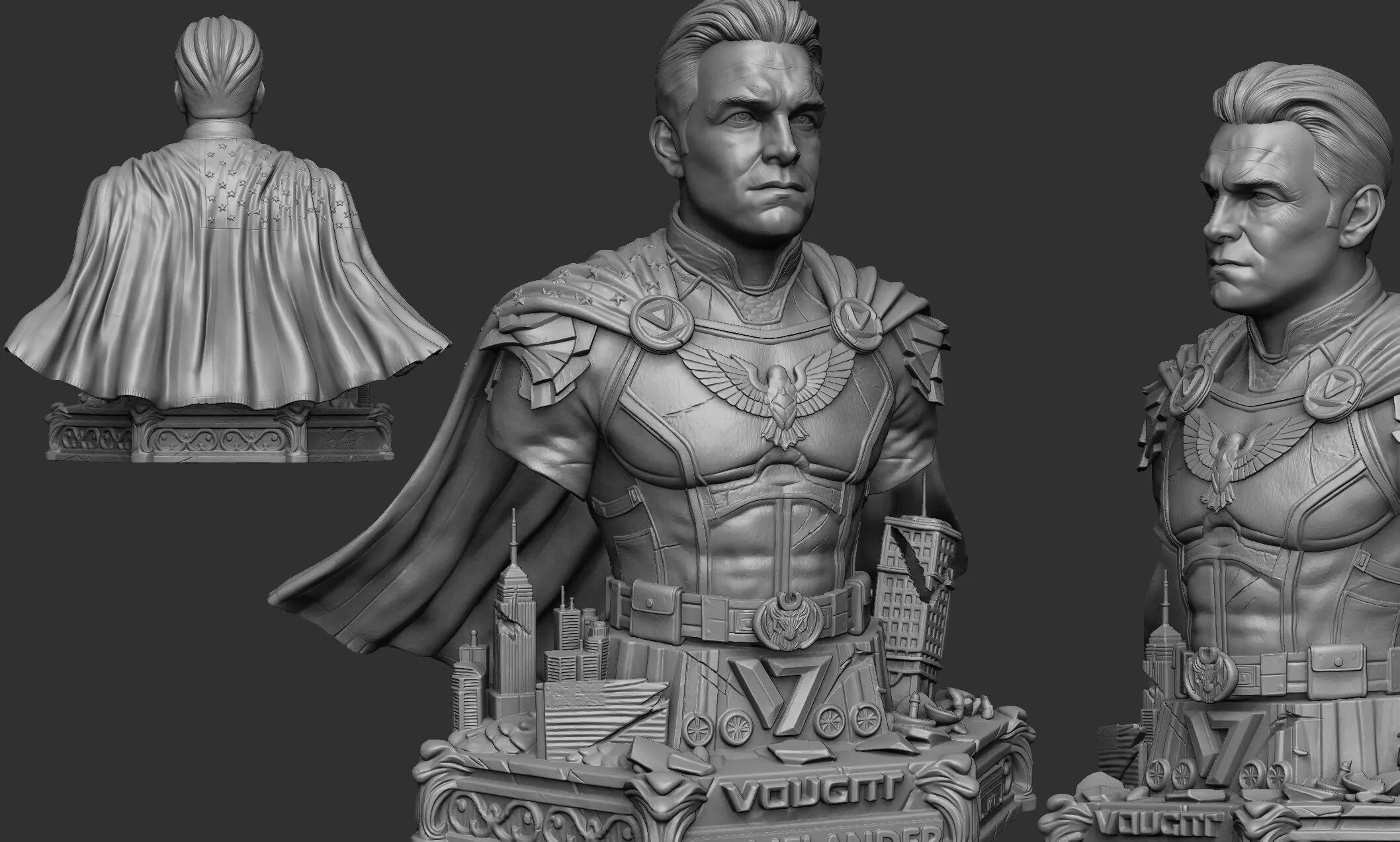 Homelander 3D print model
