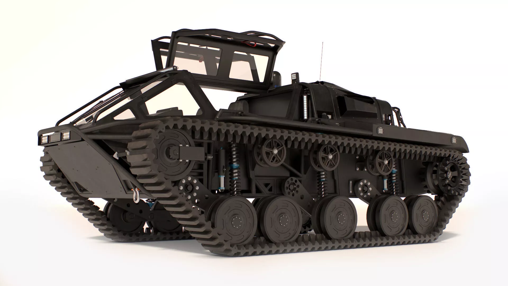 Extreme Off Road Vehicle Rigged 3D model