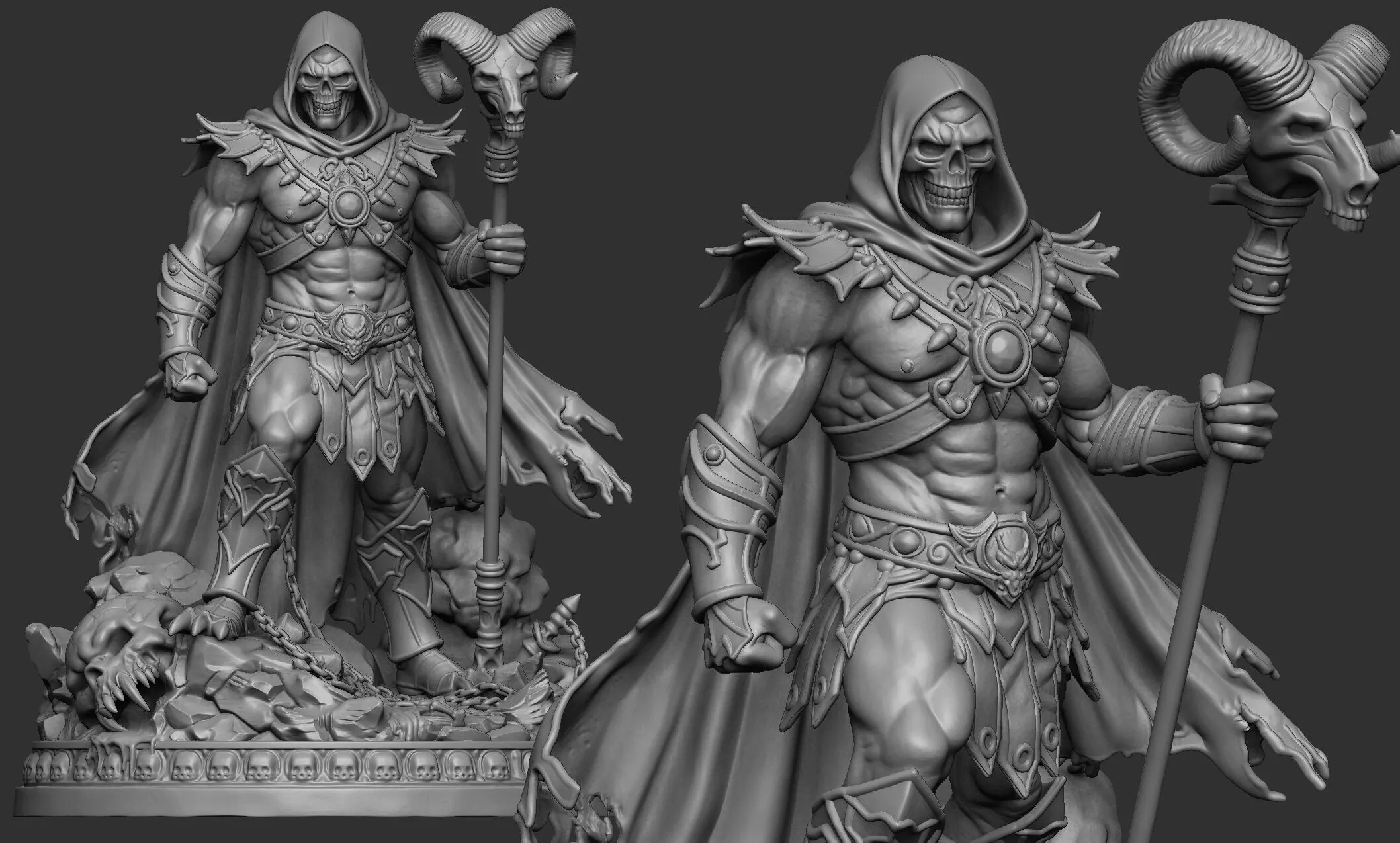 Skeletor 3D print model