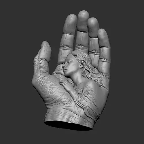 hand sculpture 3d