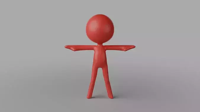 Rigged Cute Mascot 02