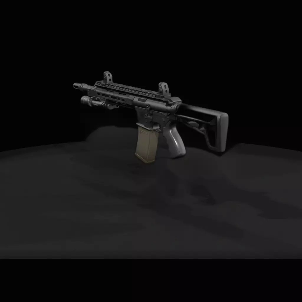 Remington R5 for Dioramas 3D print model
