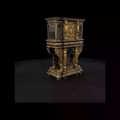 1-87 HO Renaissance Display Cabinet Printable STL