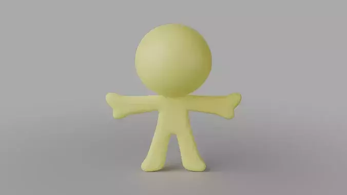 Rigged Cute Mascot 05