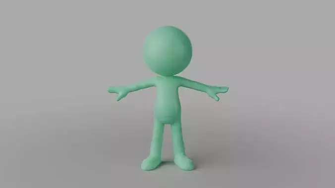 Rigged Cute Mascot 06