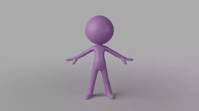Rigged Cute Mascot 09