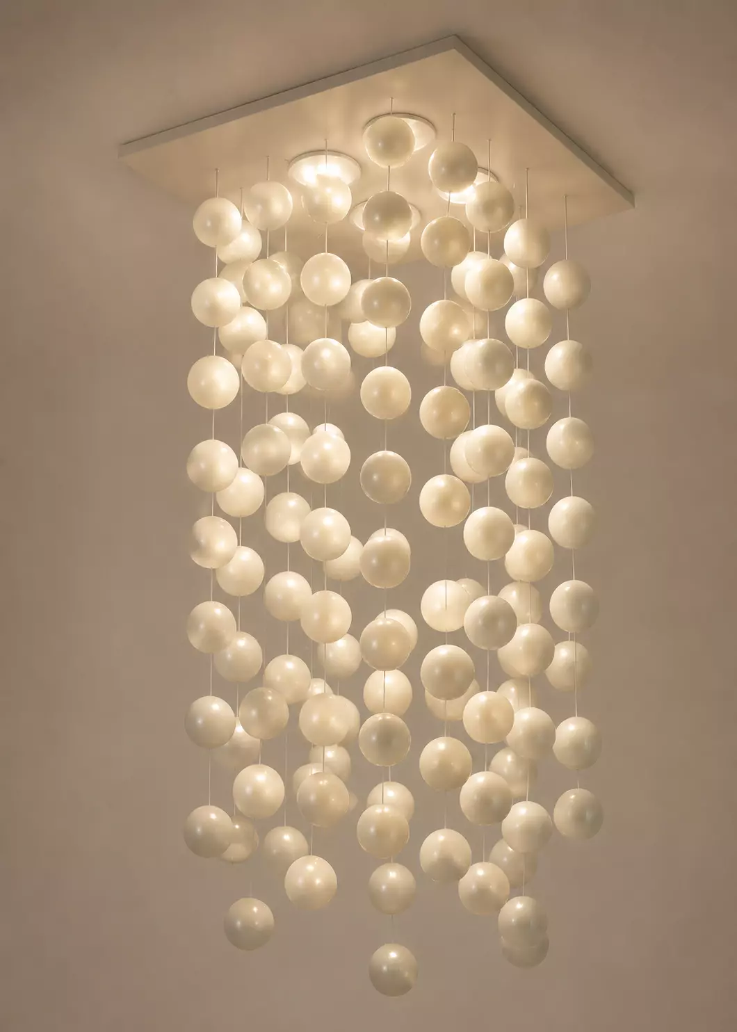 Multi Glass Jar Pendant Chandelier 3D model