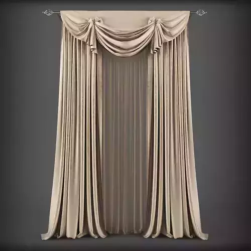 Curtain 3D model 271