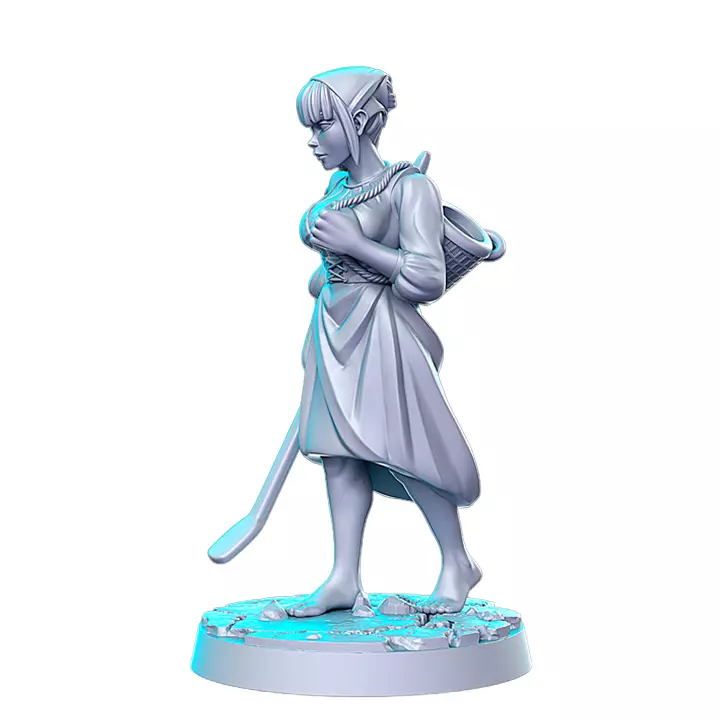 Evy Turf Cutter III - Tabletop RPG Miniature 3D print model