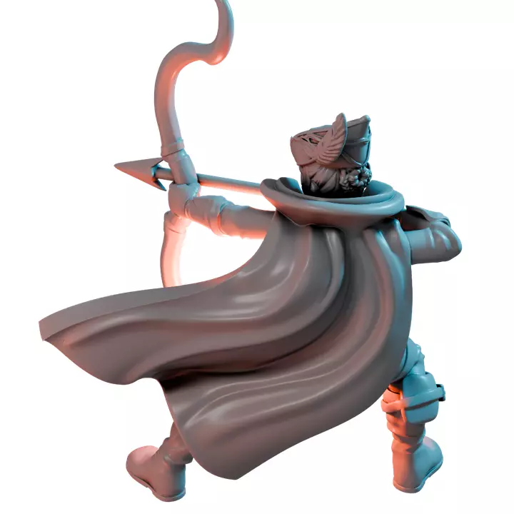 Guild Hero IV - Fantasy 3D Print Model 3D print model