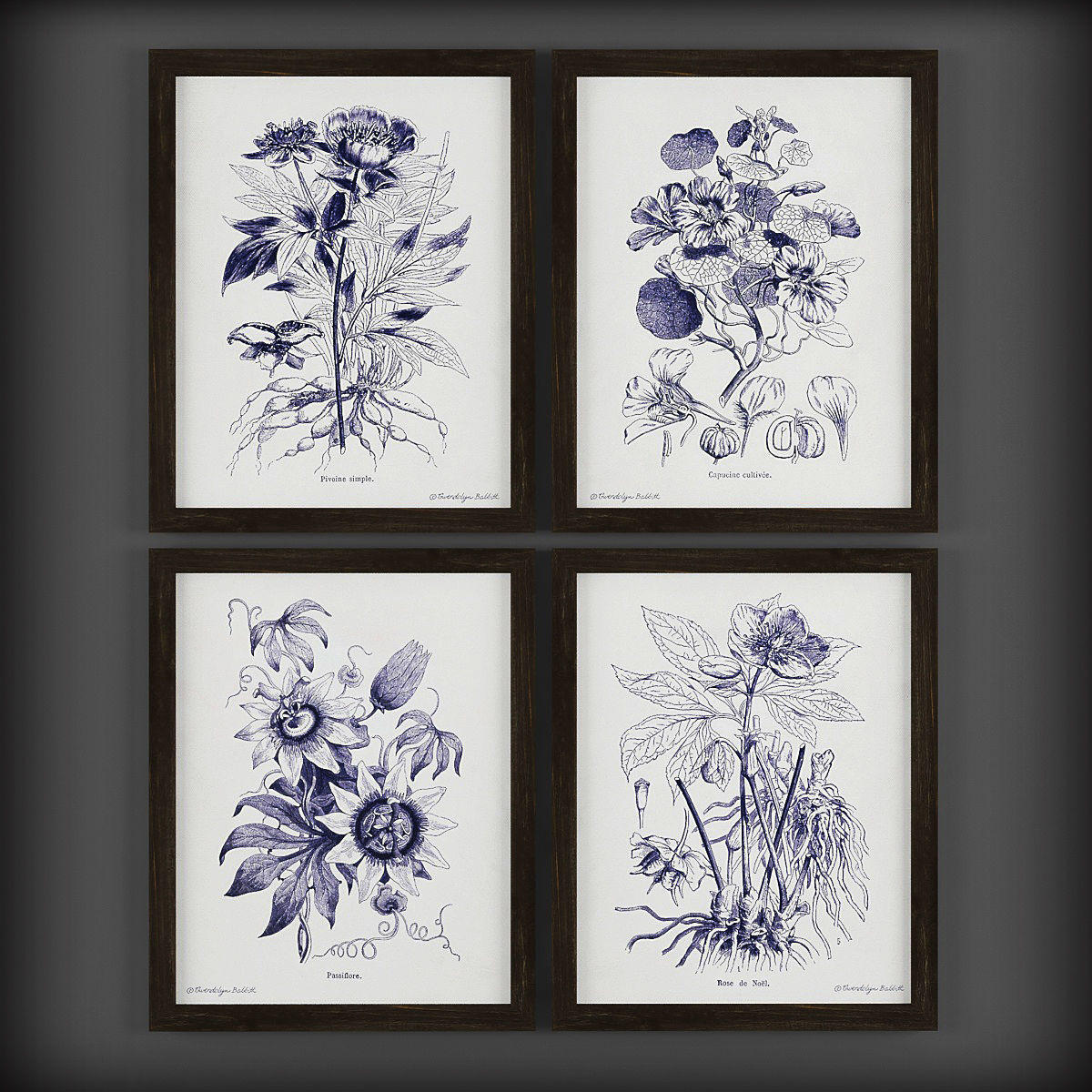 Picture Frames Low-poly 3D model_1