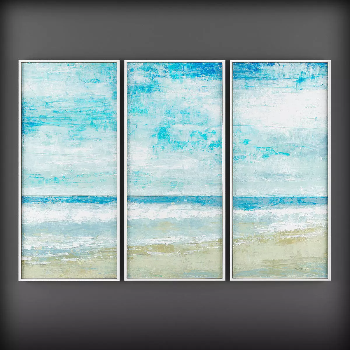 Picture Frames Low-poly 3D model_0