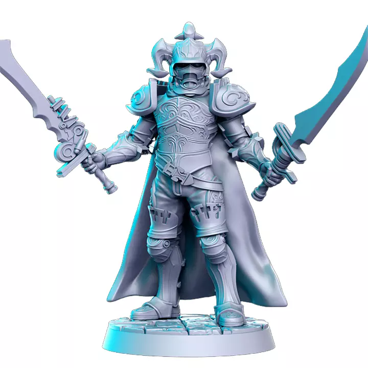 Gabranth Xii V - Board Game Miniature STL 3D print model