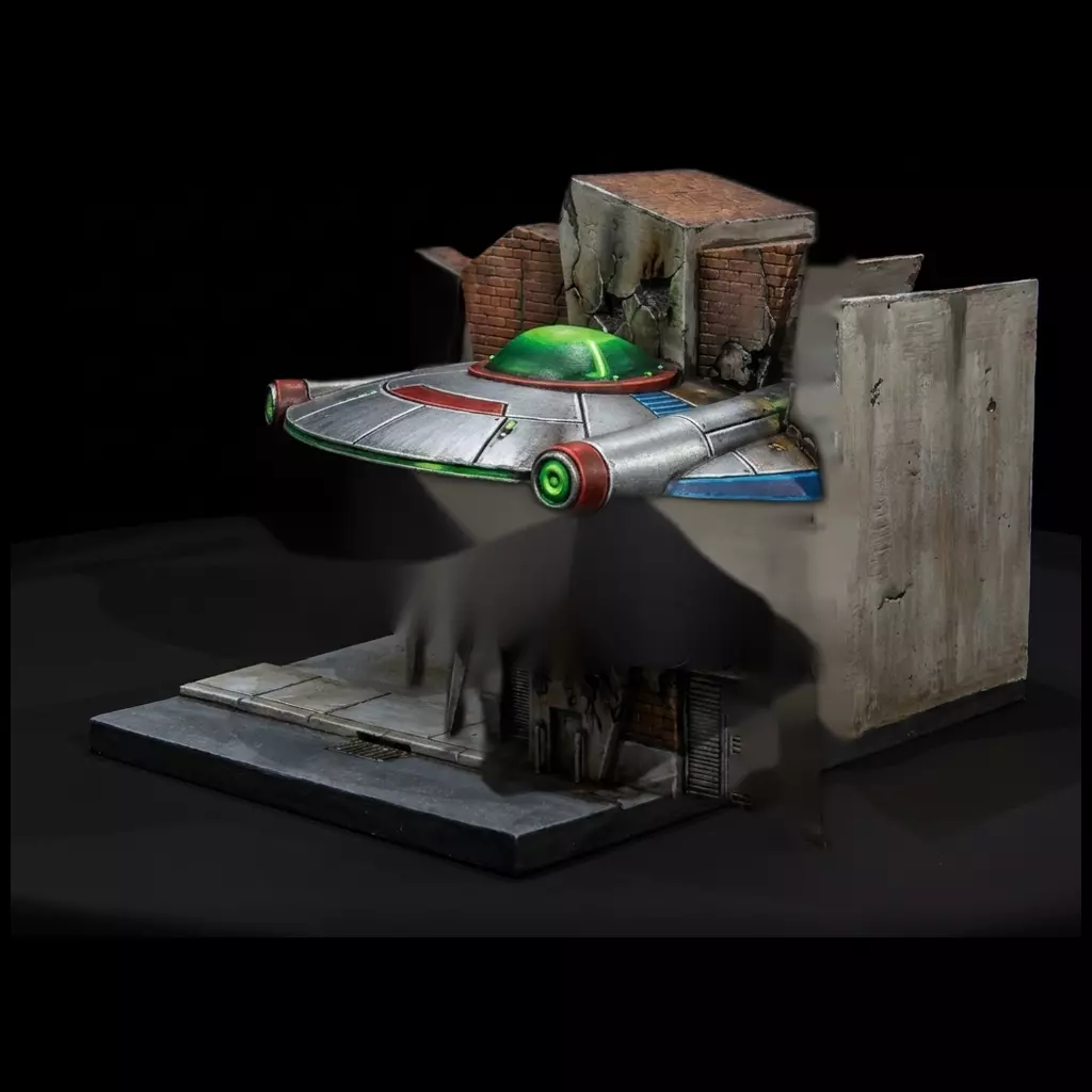 Crashed Storefront for Dioramas 3D print model