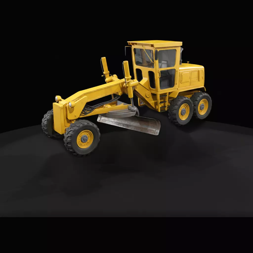 Road Grader for Dioramas 3D print model