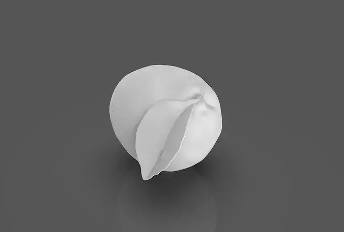 High Poly Food - 1 - Lemon 3D model 4