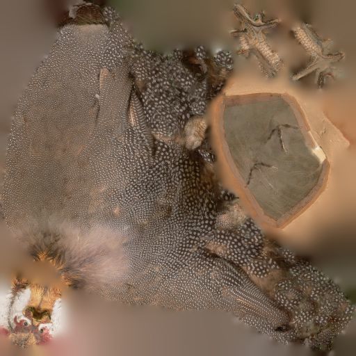 Bird Photorealistic Posed Low-poly 3D model_8