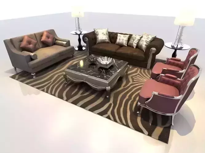Sofa living room with furniture