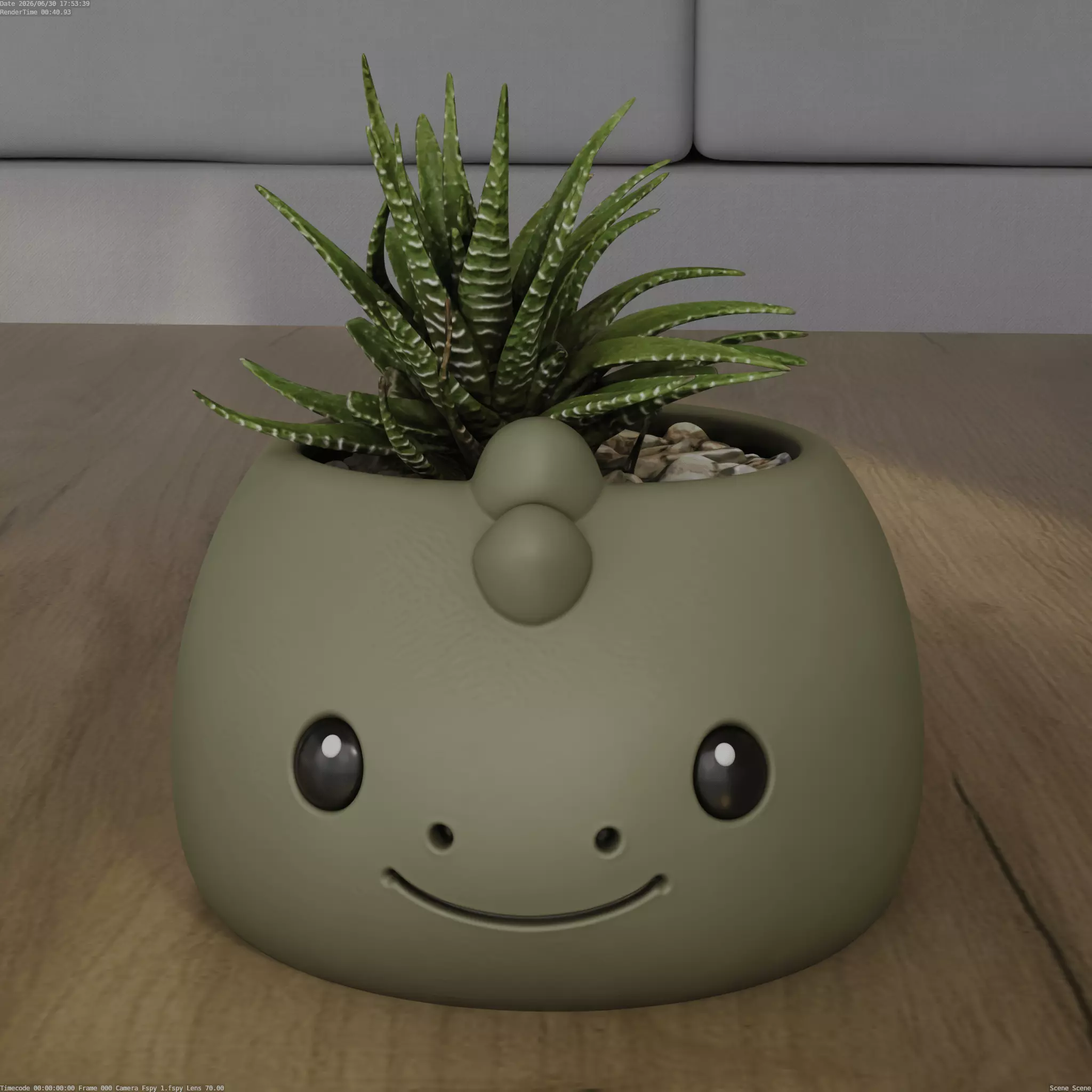Cute Dinosaur Planter and Organizer 3D print model