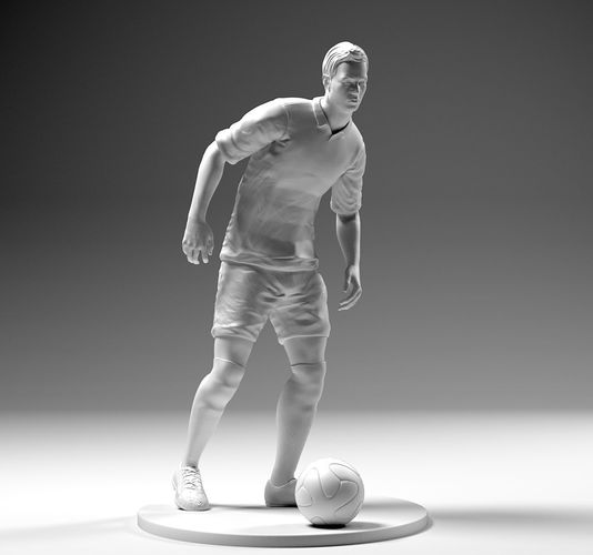  Footballer 02 Prepare To Footstrike 03 Stl 3D print model