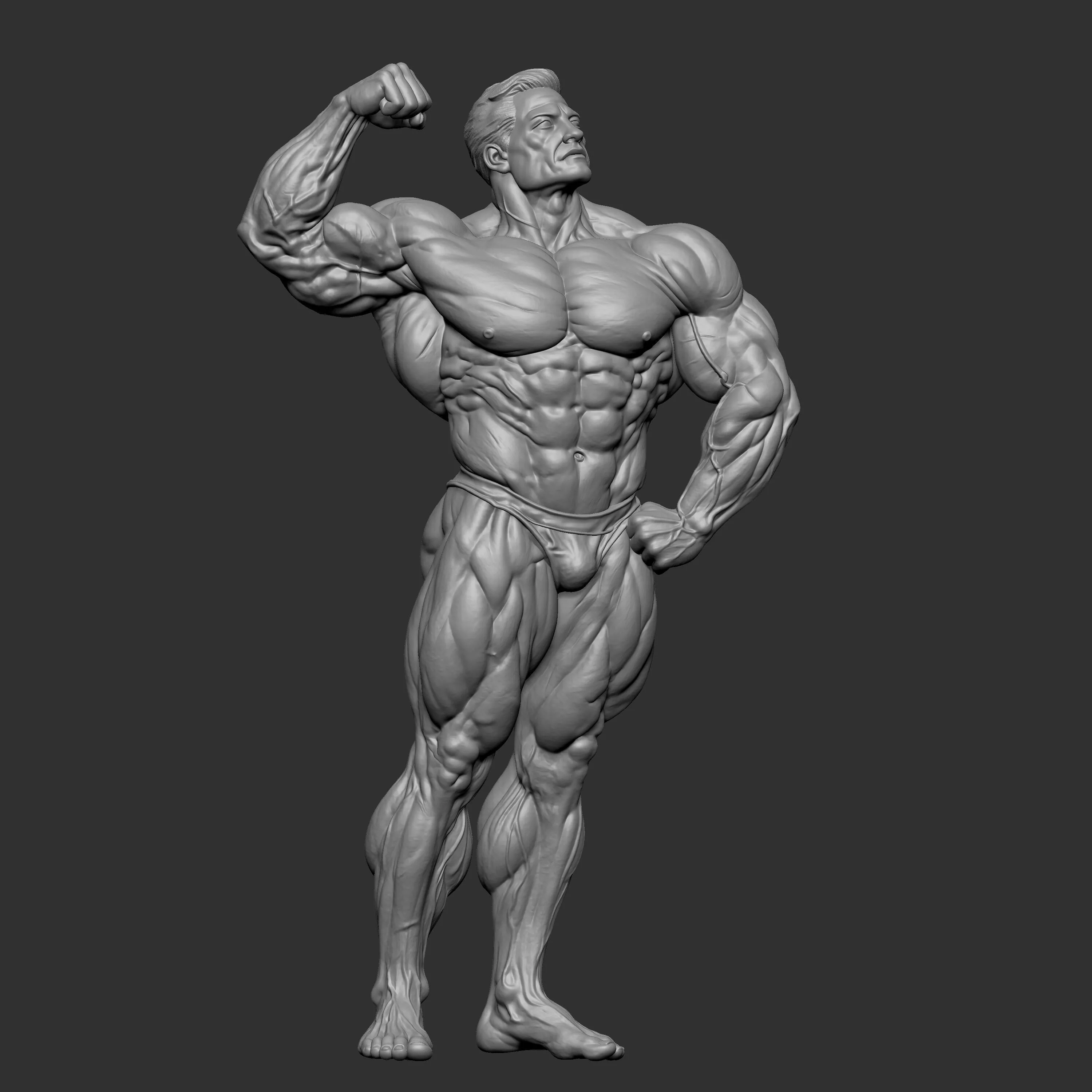 muscular statue 3d sa 3D print model