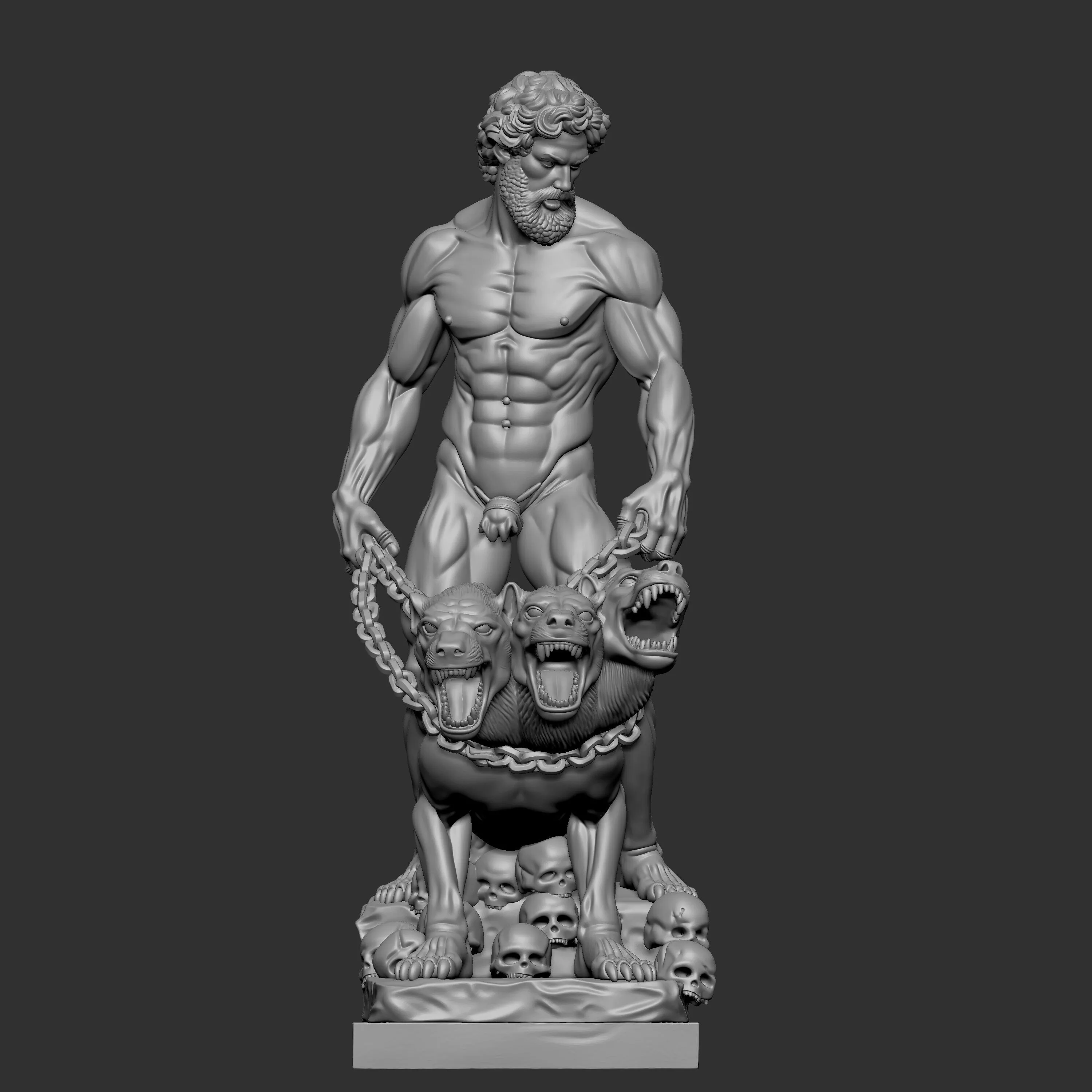mythic statue 3d 3D print model